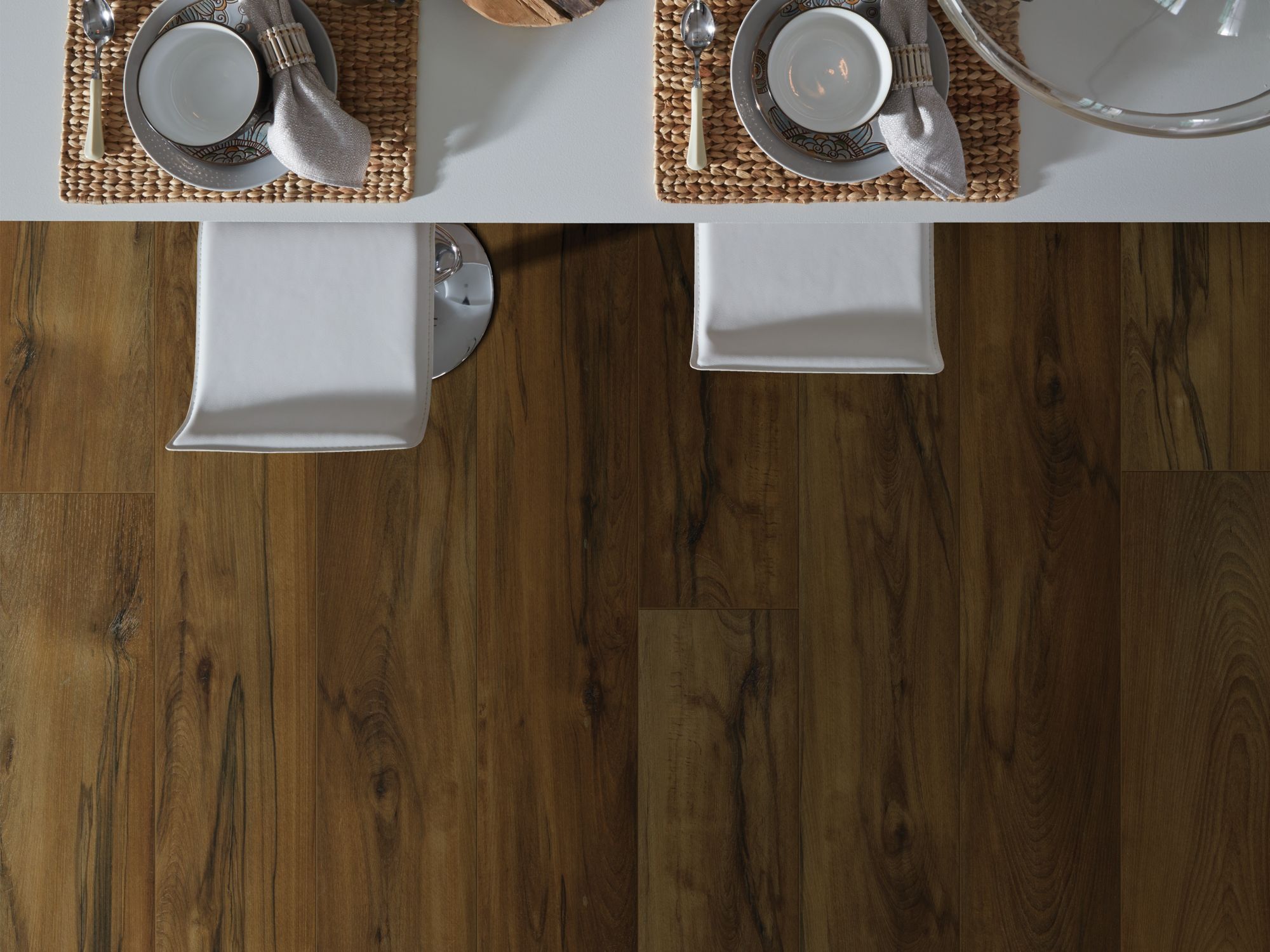 Wood Grain Color Aluminium Angle Trim Profile For Laminate Flooring Edge