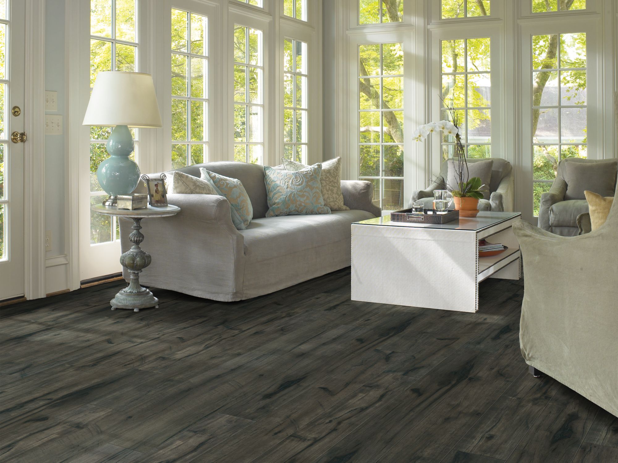 Shaw Pinnacle Port Midnight Hickory From Znet Flooring