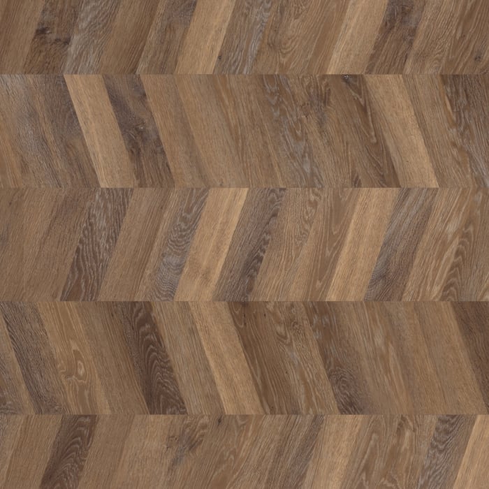 SCB-CH-KP96 - Karndean - Knight Tile Rigid Core 9 x 48 - Mid Limed Oak (Chevron)