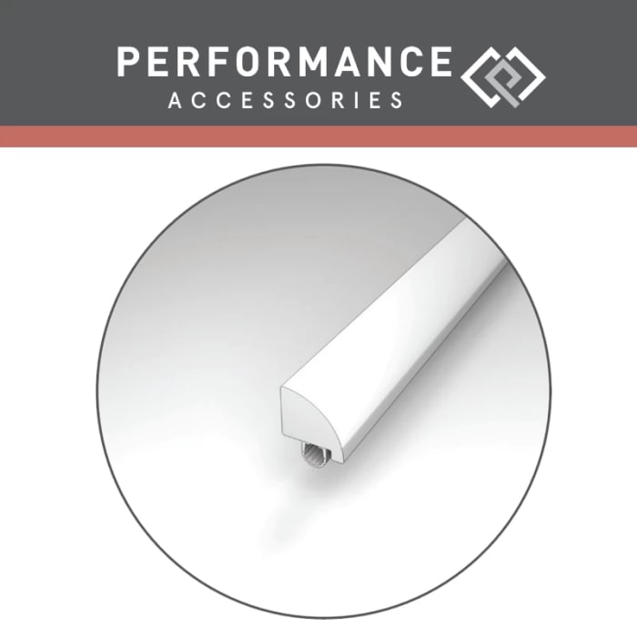 AWPQR-WHITE - Aladdin's Performance Accessories - Waterproof Quarter Round - AWPQR-WHITE