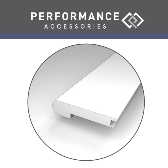 MFSNA-07708 Tumbleweed Oak - Mohawk's Performance Accessories - Laminate Flush Stair Nose 8 mm - MFSNA-07708 Tumbleweed Oak