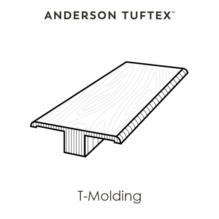 128TM-11113 Canvas (TM) - Anderson Tuftex - T Molding - 128TM-11113 Canvas (TM)