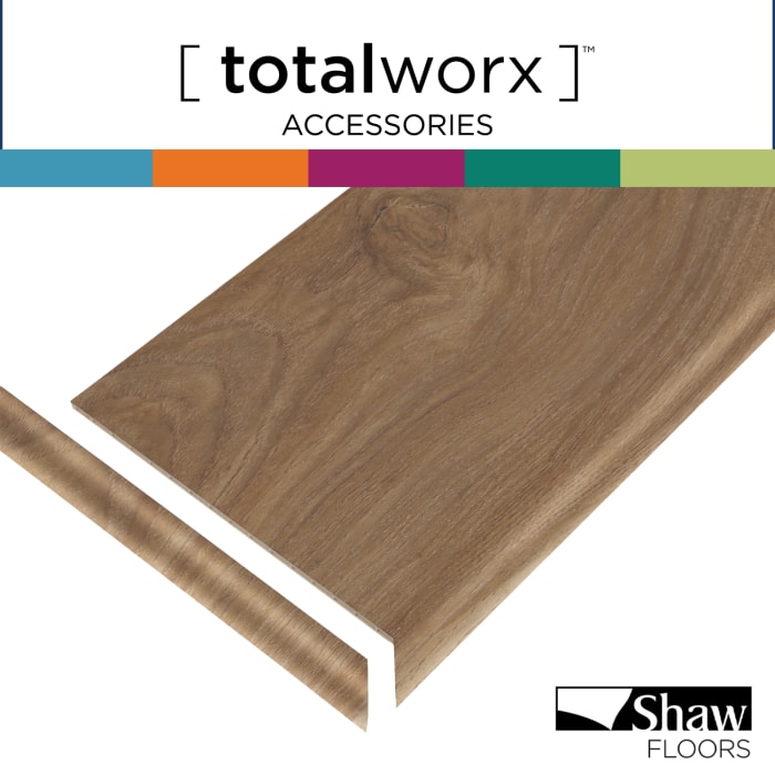 TR1HS-02027 Grand Canyon-TREAD - Shaw TotalWorx - Round Stair Tread - TR1HS-02027 Grand Canyon-TREAD