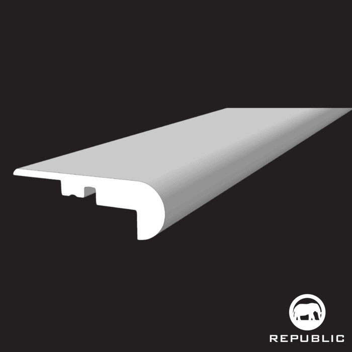 RENF8090-OSN Cream Valencia - Republic Floor - Overlap Stair Nose - RENF8090-OSN Cream Valencia