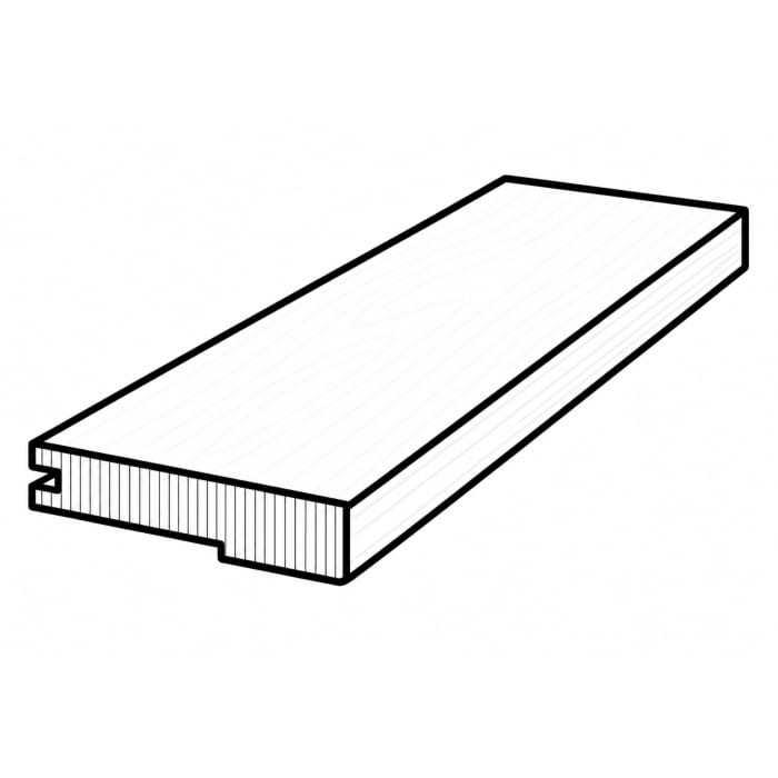 128SQ-11099 Platinum (SQ SN) - Anderson Tuftex - Square Stair Nose - 128SQ-11099 Platinum (SQ SN)