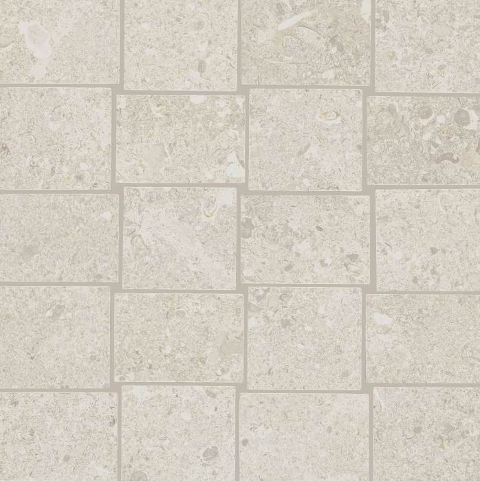 DR071212MS1P2 - Luminary White 12 x 12 Abstract Mosaic