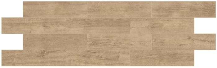 GW05PLK624MTJ1 - Daltile - Gaineswood - Hickory - 6.00 in x 24.00 in