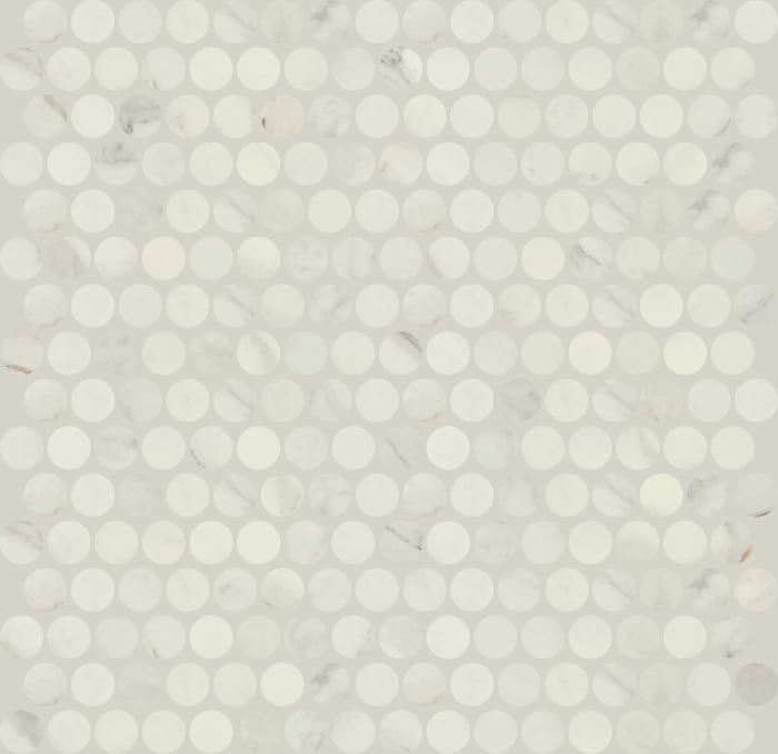 FM10PNYRDMS1P2 - Diamond 0.75 in x 0.75 in Penny Rounds Mosaic