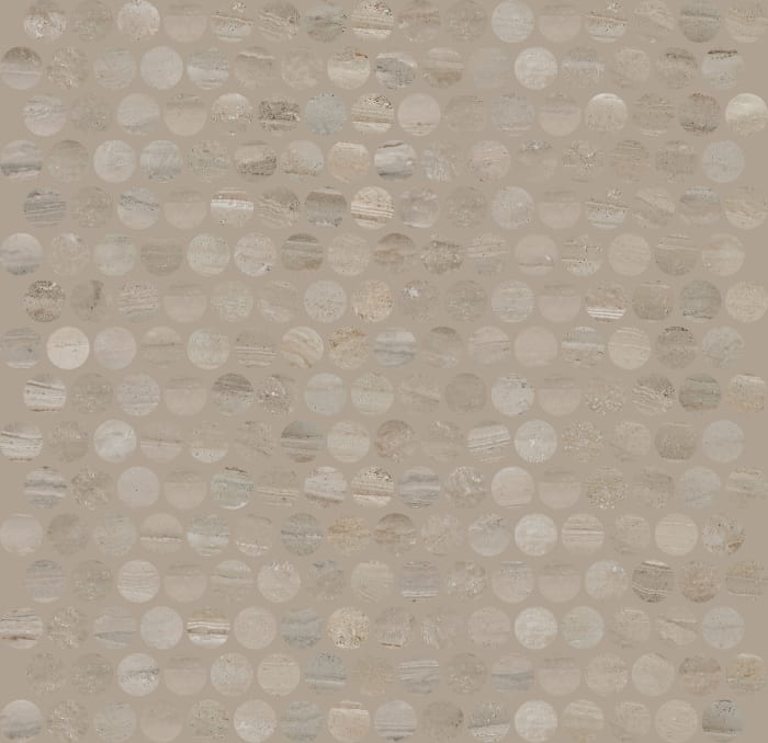 FM12PNYRDMS1P2 - Luxe 0.75 in x 0.75 in Penny Rounds Mosaic
