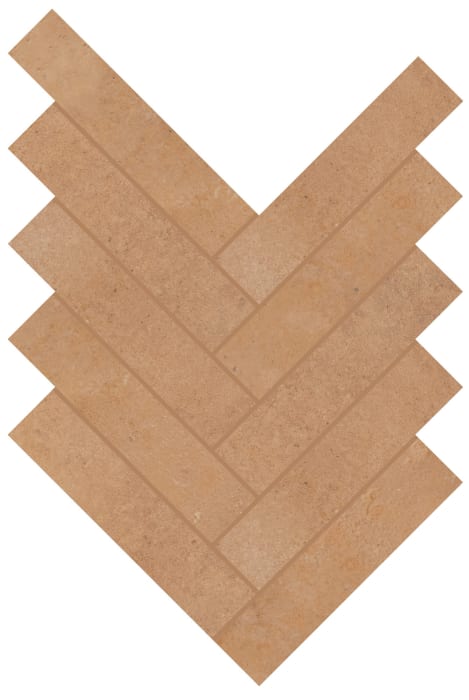RK14HER26MSXTMT - Terracotta 2.00 in x 6.00 in Herringbone Mosaic