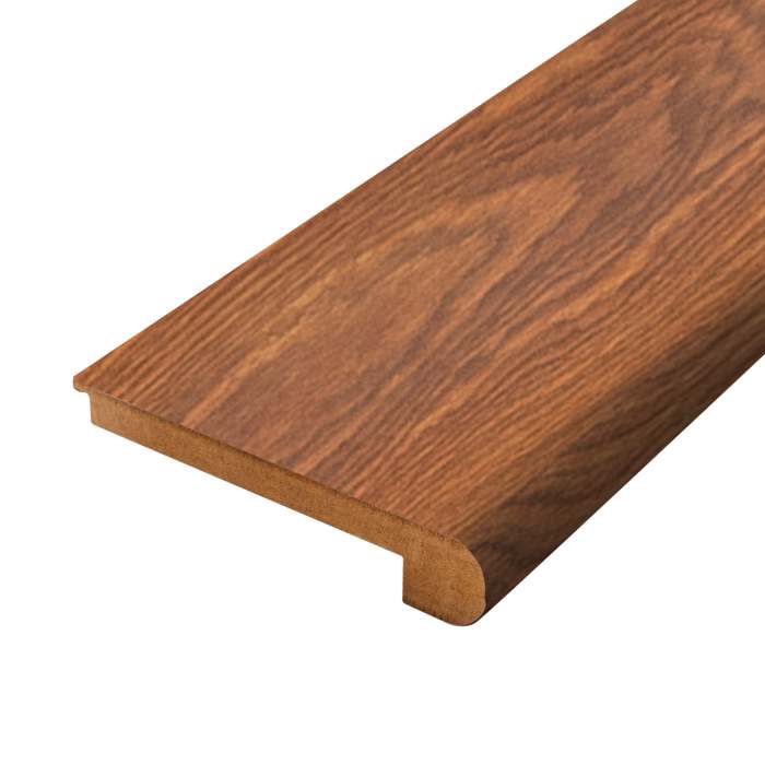 MFSNA-06314 Smooth Amber Oak - Mohawk's Performance Accessories - Flush Stair Nose 8mm - MFSNA-06314 Smooth Amber Oak