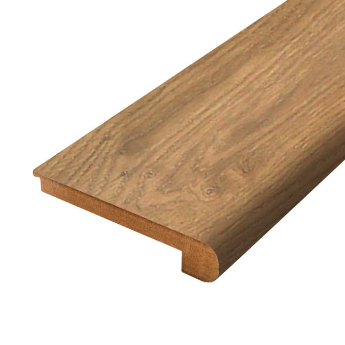 MFSNB-08099 Burnt Oak - Mohawk's Performance Accessories - Flush Stair Nose 10mm - MFSNB-08099 Burnt Oak