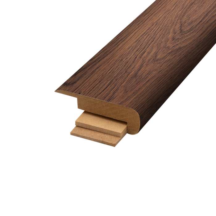MSNP-02576 Rich Barrel Oak - Mohawk's Performance Accessories - Overlap Stair Nose - MSNP-02576 Rich Barrel Oak