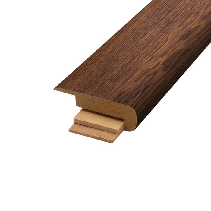 MSNP-03717 Aged Copper Oak - Mohawk's Performance Accessories - Overlap Stair Nose - MSNP-03717 Aged Copper Oak