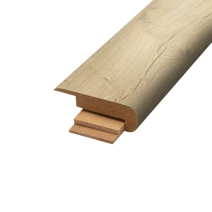 RMSNP-07412 Blond Oak - Mohawk's Performance Accessories - Laminate Overlap Stairnose 78.74" - RMSNP-07412 Blond Oak
