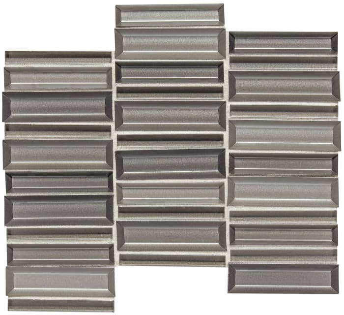CW4214MS1P - Daltile - Cascading Waters - Rain Water - 1.00 in x 4.00 in - Glass Mosaic
