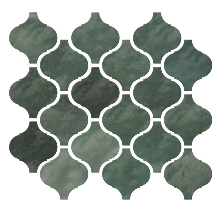 MM3333ARABMS1P2 - Daltile - Mesmerist - Allure - 3.00 in x 3.00 in - Arabesque Mosaic