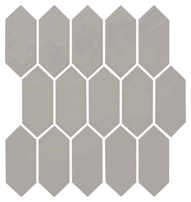 MY9225PICKMS1P2 - Daltile - Mythology - Harmonia - 11.00 in x 12.00 in - Picket Mosaic - Undulated