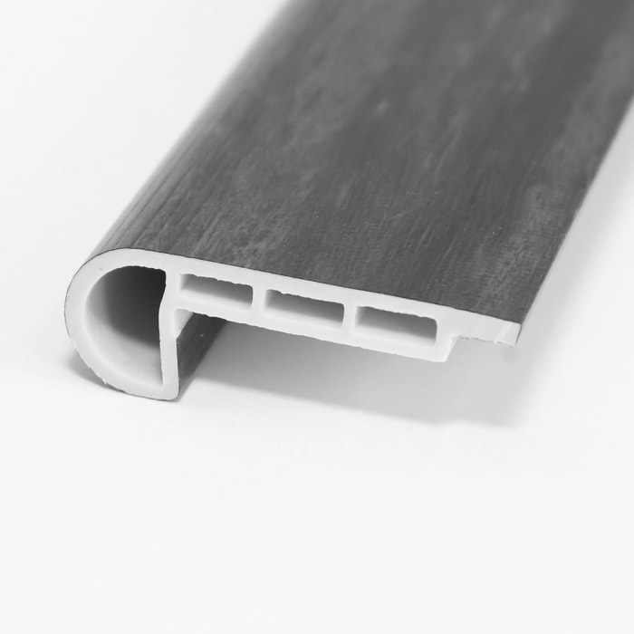 DFSN-D6104 Rust Metallic (FSN) - TRUCOR - Flush Stair Nose - DFSN-D6104 Rust Metallic (FSN)
