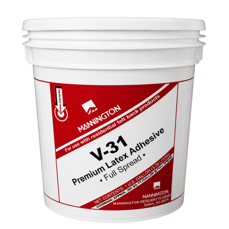 V-31 - 457162 - Mannington 360 - V-31 Adhesive for Residential Felt Back Sheet Vinyl - 4 Gallon 600 sf