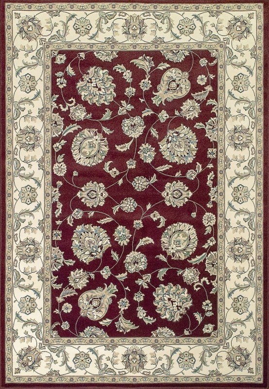 AN69573651464 - Dynamic Rugs - Ancient Garden - Red Ivory 57365-1464 - 5'3" x 7'7"