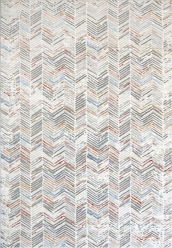 ZN468342999 - Dynamic Rugs - Zen - Grey Multi 8342-999 - 3'11" x 5'7"