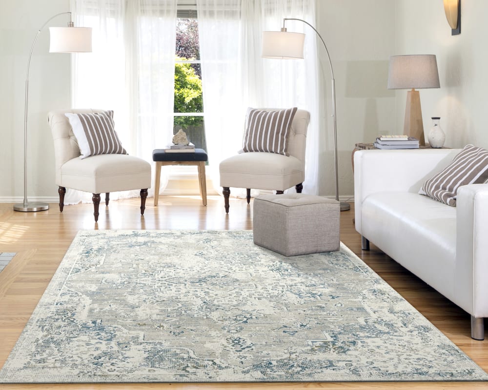 QUARTZ - Ivory Multi 27064-195 - Dynamic Rugs - QUARTZ - Ivory Multi 27064-195