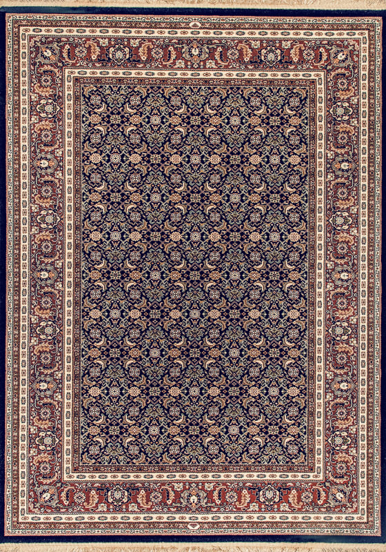 BR6972240520 - Dynamic Rugs - Brilliant - Navy 72240-520 - 5'3" x 7'7"