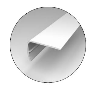 AVSNP-03772 Froth - Aladdin's Performance Accessories - Vinyl Stair Nose - AVSNP-03772 Froth