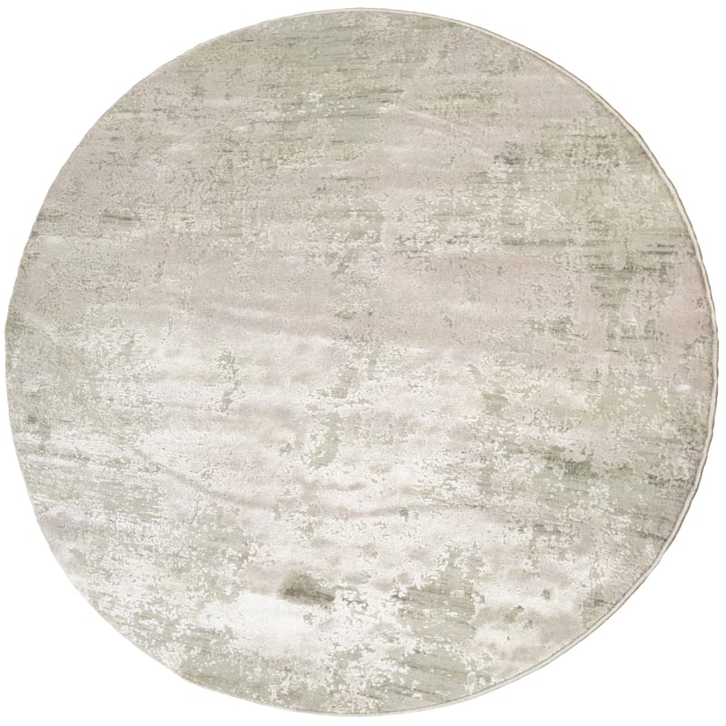 QUR527031110 - Dynamic Rugs - Quartz - Ivory Beige 27031-110 - 5'3" Round