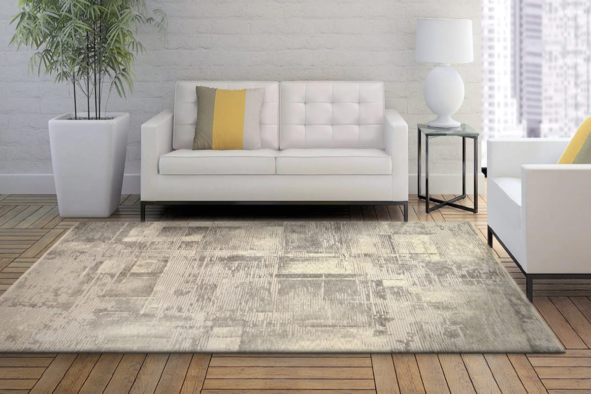 HUDSON - Beige Grey 1454-890 - Dynamic Rugs - Hudson - Beige Grey 1454-890
