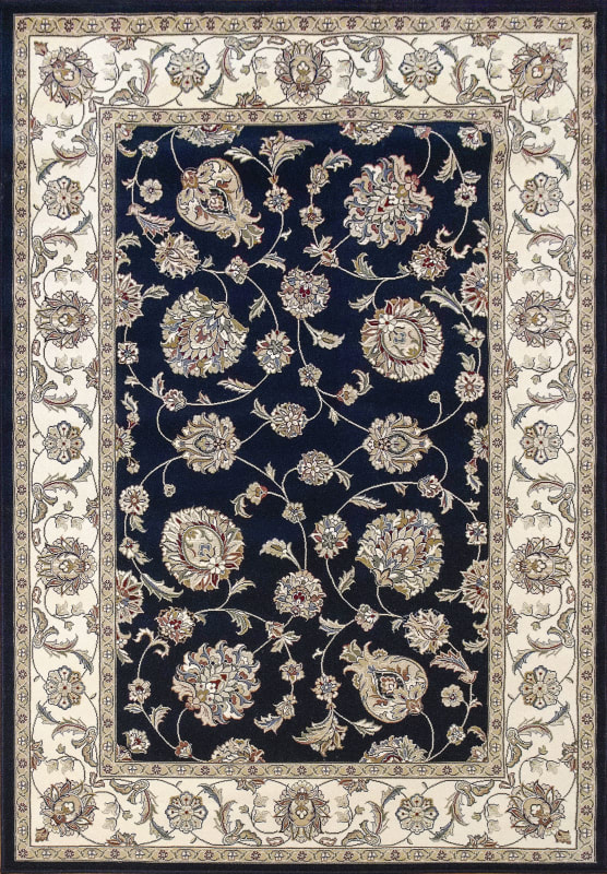 AN24573653464 - Dynamic Rugs - Ancient Garden - Blue Ivory 57365-3464 - 2' x 3'11"
