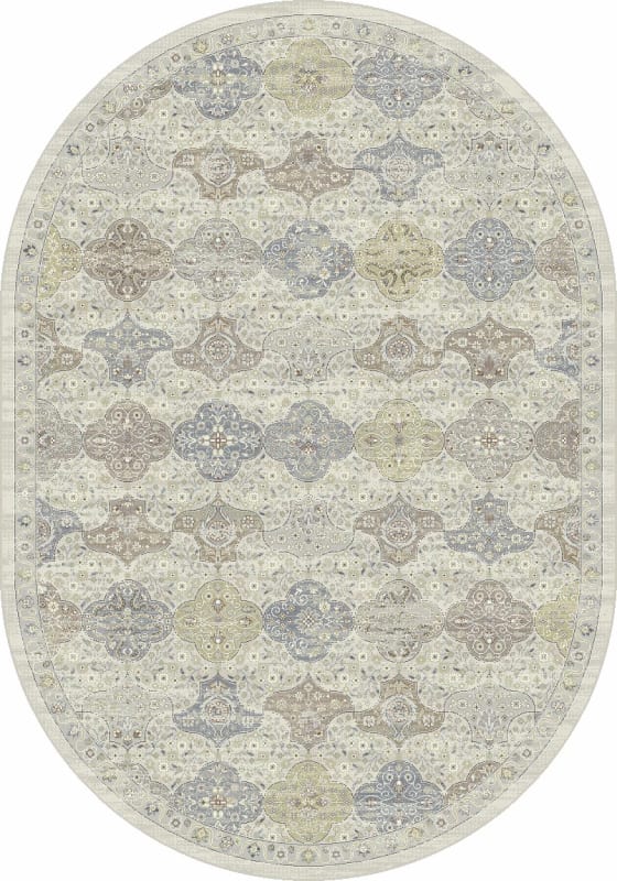 ANOV35572799295 - Dynamic Rugs - Ancient Garden - Cream Multi 57279-9295 - 2'7" x 4'7" Oval