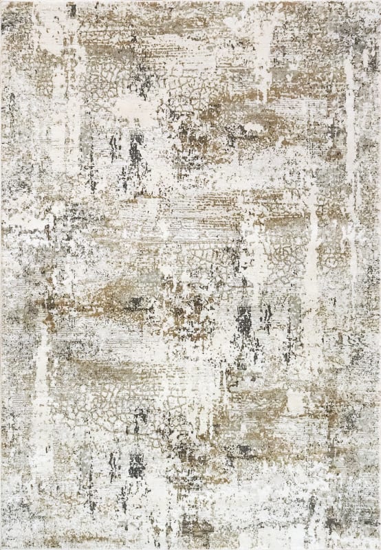 QU6927050190 - Dynamic Rugs - Quartz - Ivory Grey 27050-190 - 5'3" x 7'7"