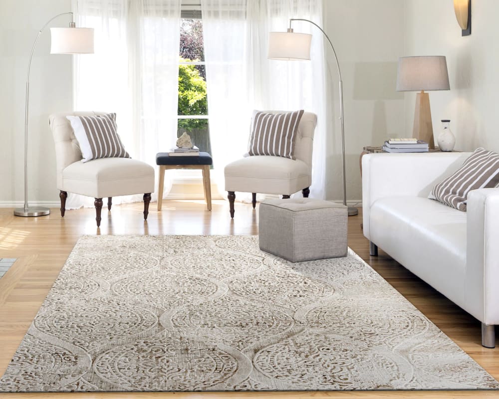 QUARTZ - Ivory 26190-100 - Dynamic Rugs - Quartz - Ivory 26190-100