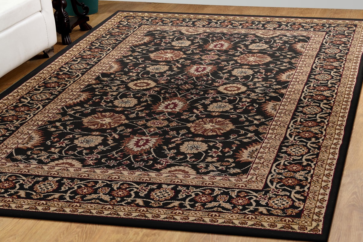 YAZD - Black 2803-090 - Dynamic Rugs - Yazd - Black 2803-090