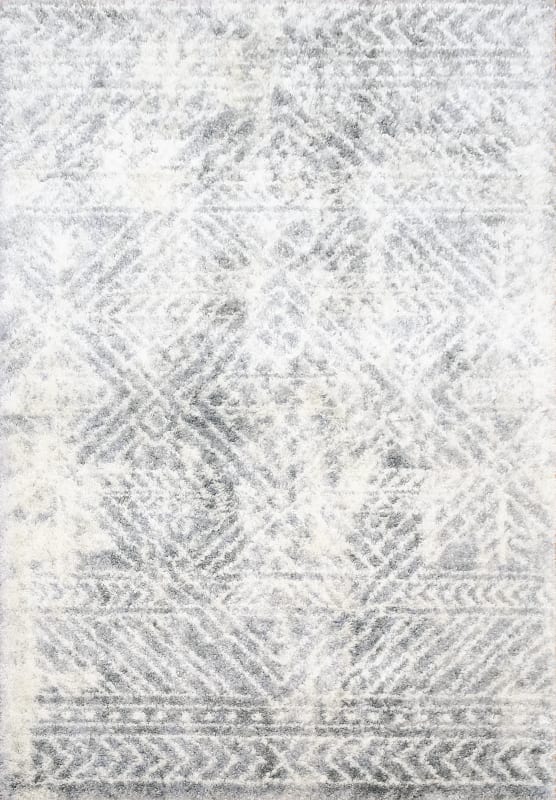 RV9123545190 - Dynamic Rugs - Reverie - Cream Grey 3545-190 - 7'10" x 10'10"