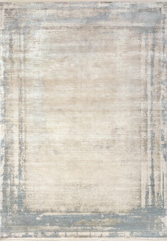 RU9122181150 - Dynamic Rugs - Ruby - Ivory Blue 2181-150 - 7'10" x 10'10"