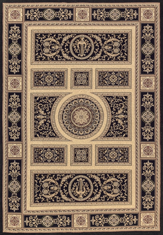 LE71058021090 - Dynamic Rugs - Legacy - Black 58021-090 - 6'7" x 9'6"