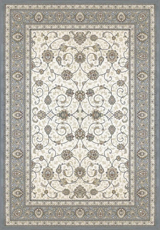 AN912571206454 - Dynamic Rugs - Ancient Garden - Ivory Light Blue 57120-6454 - 7'10" x 10'10"