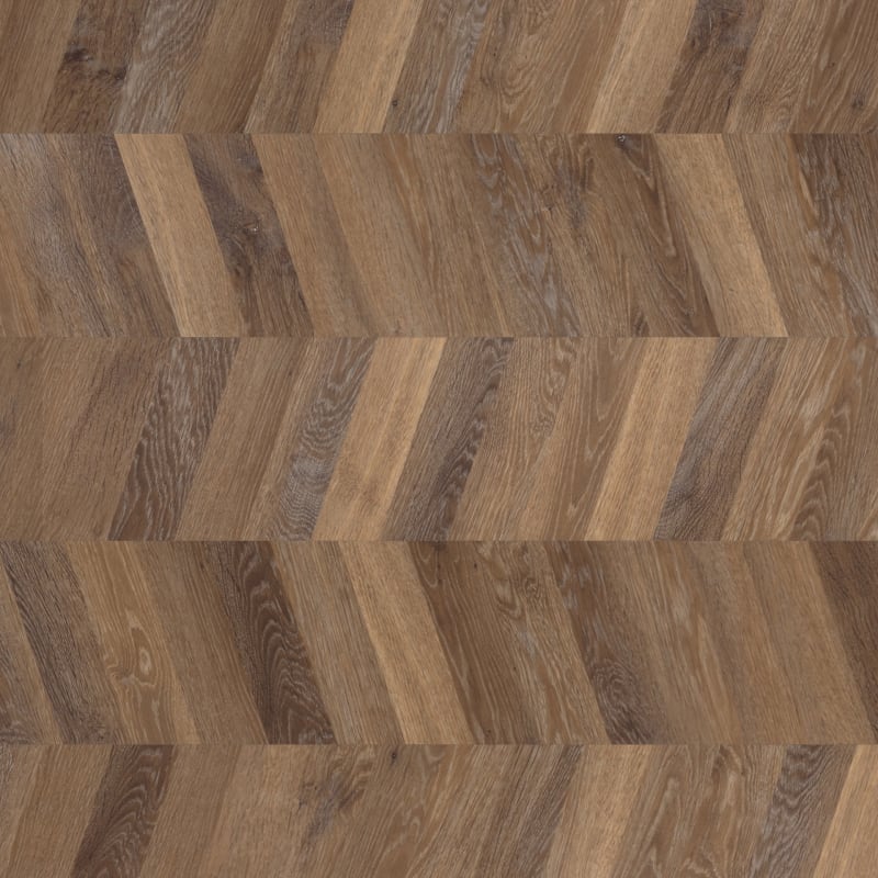 SCB-CH-KP96 - Karndean - Knight Tile Rigid Core 9 x 48 - Mid Limed Oak (Chevron)