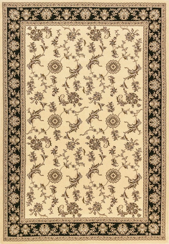 LE2458017190 - Dynamic Rugs - Legacy - Ivory Black 58017-190 - 2' x 3'6"