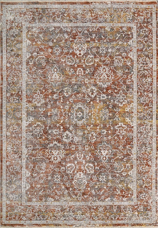 SY696713699 - Dynamic Rugs - Skyler - Copper Multi 6713-699 - 5'3" x 7'7"