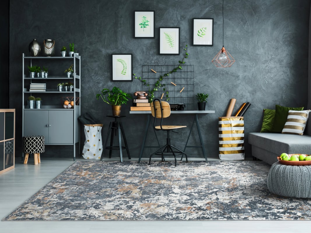 COUTURE - Charcoal Copper 52023-3616 - Dynamic Rugs - Couture - Charcoal Copper 52023-3616