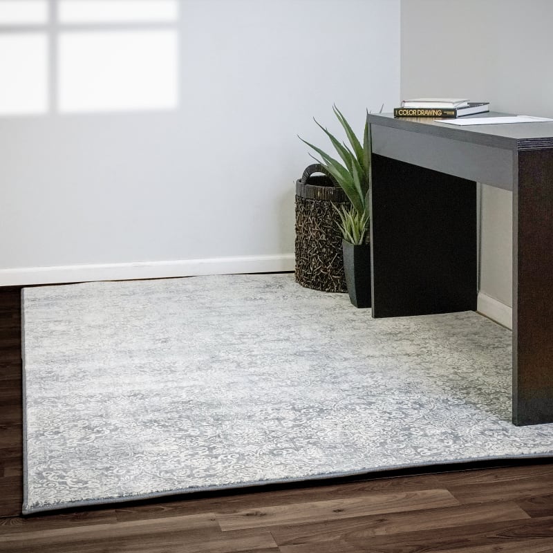 ANCIENT GARDEN - Light Blue 57162-4666 - Dynamic Rugs - Ancient Garden - Light Blue 57162-4666