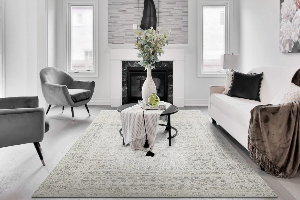 VIGO - Taupe Charcoal Ivory 2048-891 - Dynamic Rugs - Vigo - Taupe Charcoal Ivory 2048-891