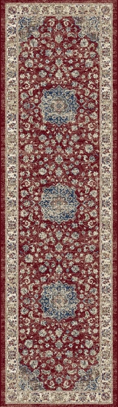 AN28575591464 - Dynamic Rugs - Ancient Garden - Red Ivory 57559-1464 - 2'2" x 7'7"