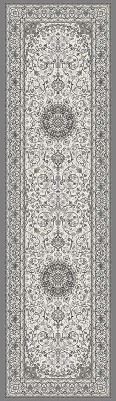 AN28571196656 - Dynamic Rugs - Ancient Garden - Cream Grey 57119-6656 - 2'2" x 7'7"