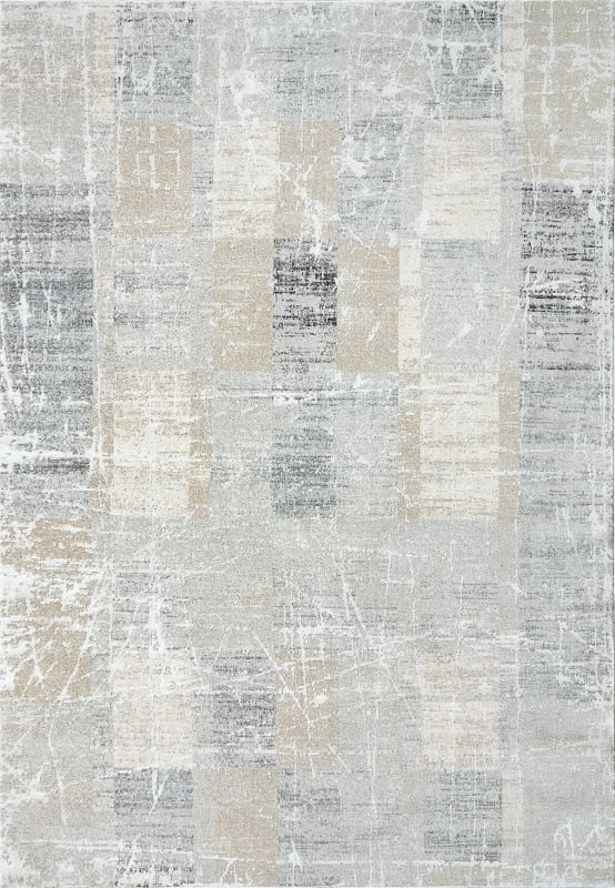 AL467610989 - Dynamic Rugs - Annalise - Grey Beige Charcoal 7610-989 - 3'11" x 5'7"