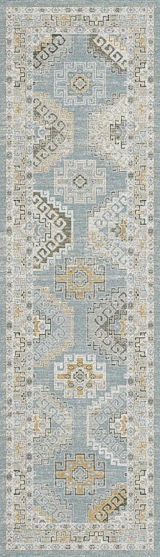 ANNALISE - Blue Beige Cream 7607-581 swatch